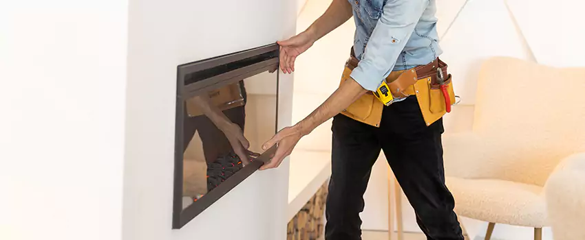 Metal Fireplace Installation in Rexburg, Idaho