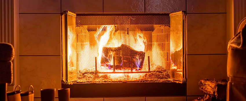 Mendota Hearth Landscape Fireplace Installation in Rexburg, Idaho