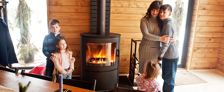 Morso Cast Iron Fireplace Insert Installation in Rexburg, Idaho