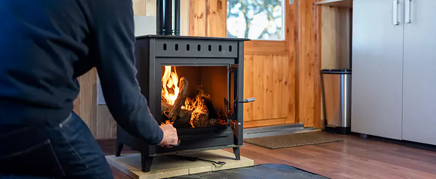 Open Hearth Wood Fireplace Installation in Rexburg, ID